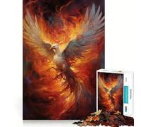 Rompecabezas del Ave fénix mística para Adolescentes, 1000 Piezas, Juguete Mental, Entretenimiento, Corte Premium, Regalo Original (38x26cm)