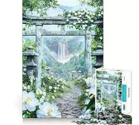 Rompecabezas del Camino Sagrado de Sarutahiko para Adolescentes, 1000 Piezas, Juguete para Pensar con sabiduría, Entretenimiento, diversión, decoración de Pared con Corte nítido (38x26cm)