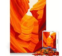 Rompecabezas del Cañón del Antílope de Arizona, 1000 Piezas, para Adolescentes Desarrolla la Memoria, es Relajante, Tiene Bordes limpios y es un Regalo Ideal (38x52cm)