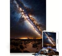 Rompecabezas del Centro de la Galaxia Vía Láctea para Adolescentes, 1000 Piezas, para Mejorar la Memoria, el Entretenimiento en casa, Bordes precisos, 50x75cm