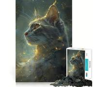 Rompecabezas del Cielo Estrellado del zodíaco para Adolescentes,1000 Piezas,Juego para estimular la Mente,Piezas sin Rebabas,Corte Limpio,fácil de Aprender,diversión para Toda la Familia (38x52cm)