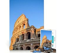 Rompecabezas del Coliseo de Roma de 1000 Piezas para Adultos Juguete Mental Relajante y Divertido Corte Premium Regalo de cumpleaños 38x52cm