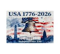 Rompecabezas del Día de la Independencia del 4 de julio para adultos, 300 piezas, rompecabezas de madera del 250 aniversario americano, campanas de la libertad, decoración impresa para entretenimiento