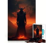 Rompecabezas del Diablo Misterioso de 1000 Piezas para Adolescentes Fortalece la Memoria Ideal para el hogar y el Ocio Bordes limpios Regalo preciado (50x75cm)