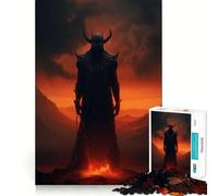 Rompecabezas del Diablo Misterioso para Adultos, 1000 Piezas, Juguete Intelectual, Diversión Pacífica, Corte Preciso, Lista de Deseos de Santa Claus (38x26cm)