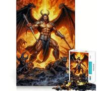 Rompecabezas del Diablo para Adultos, 1000 Piezas, Juguete para ejercitar la Mente, diversión silenciosa, Corte preciso, decoración de Pared 38x26cm