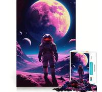 Rompecabezas del Espacio Salvaje para Adultos,1000 Piezas,Juego para estimular la Mente,Piezas de Ajuste preciso,Actividad Relajante para Grupos en Interiores (38x26cm)