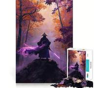 Rompecabezas del Guerrero samurái místico para Adultos, 1000 Piezas, Juguete para desarrollar la Mente, Juego de ingenio, diseño y Montaje, Regalo Encantador (38x26cm)