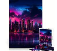 Rompecabezas del Horizonte de la Ciudad de Nueva York de 1000 Piezas para Adolescentes Rompecabezas Mental, Entretenimiento, Arte, ensamblaje, artículo de colección (38x26cm)