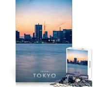 Rompecabezas del Horizonte de Tokio para Adolescentes, 1000 Piezas, Entrenamiento Inteligente, Ocio Consciente, Corte Impecable, Regalo Original (38x52cm)