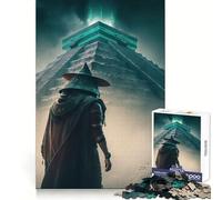 Rompecabezas del Imperio Azteca de 1000 Piezas para Adultos: Agilidad Mental, Tiempo Libre entretenido, diversión, unión Segura, (38x26cm)