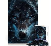 Rompecabezas del Lobo Misterioso para Adultos, 1000 Piezas, Juguete para Desarrollar la Habilidad Mental, Disfrutar del Montaje, Diseño, Regalo Encantador (38x52cm)