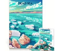 Rompecabezas del Mar Muerto Sereno de 1000 Piezas para Adultos, Juguete cognitivo, Divertido, para armar Juntos, Pieza de colección de Arte (50x75cm)