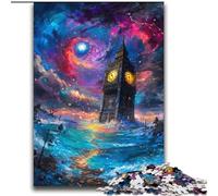 Rompecabezas del Misterioso Big Ben de Londres de 2000 Piezas para Adultos y Adolescentes ¡Disfruta de Tus Vacaciones en casa! Cada Pieza es única Juego desafiante y Divertido para Toda la Familia