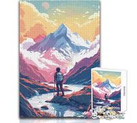 Rompecabezas del Mont Blanc, Francia, 1000 Piezas, Juego Educativo de concentración, conmovedor, tamaño 38x52cm