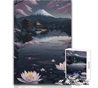 Rompecabezas del Monte Fuji de 1000 Piezas Aprendizaje Consciente Divertido Juego Celebraciones alegres Tamaño 50x75cm
