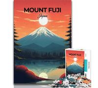 Rompecabezas del Monte Fuji de 1000 Piezas para Adultos, un Juego desafiante Ideal para Regalar a Toda la Familia (38x26cm)
