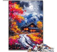 Rompecabezas del Monte Fuji para Adolescentes, 1000 Piezas, un Juego desafiante y Familiar para Padres e Hijos (50x75cm)