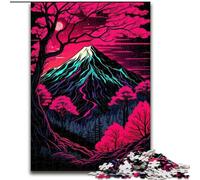 Rompecabezas del Monte Fuji para Adultos, 1000 Piezas, Apto para Mayores de 14 años Ideas de Regalos para Mejorar la Memoria 50x75cm