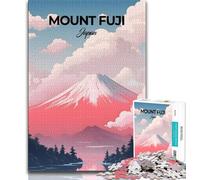 Rompecabezas del Monte Fuji para Adultos, 1000 Piezas, Ayuda a ejercitar el Cerebro, Juguetes adictivos para Cultivar la Paciencia, Adecuado para Parejas, 38x26cm