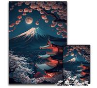 Rompecabezas del Monte Fuji para Adultos, 1000 Piezas, Rompecabezas difíciles para Adultos, Ideal para Parejas, Navidad, Año Nuevo y San Valentín, 26x38cm/10,23x14,96 Pulgadas.