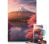 Rompecabezas del Monte Fuji Sereno, 1000 Piezas para Adultos, Juguete cognitivo, Divertido, para armar Juntos, Pieza de colección de Arte (38x26cm)