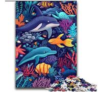 Rompecabezas del Mundo Marino para Adolescentes, 2000 Piezas, desafío de Inteligencia Cerebral, Juguetes adictivos, Regalos de cumpleaños para Mayores de 14 años (70x100cm)