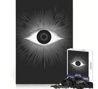 Rompecabezas del Ojo Que Todo lo Ve para Adultos, 1000 Piezas, Entrenamiento de Memoria, recreación Tranquila, Corte Impecable, Regalo navideño (50x75cm)