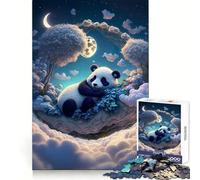 Rompecabezas del Panda Místico para Adolescentes, 1000 Piezas, Juguete Inteligente, Juego Relajante, Corte Suave, Regalo Increíble 38x52cm