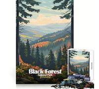 Rompecabezas del Parque Nacional de la Selva Negra,Alemania,para Adolescentes,1000 Piezas,para ejercitar la Memoria,para una Experiencia de relajación Plena,Corte preciso,Regalo Memorable (38x26cm)
