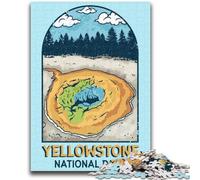 Rompecabezas del Parque Nacional de Yellowstone para Adolescentes, Juegos educativos, decoración del hogar, Regalo de cumpleaños, Arte Mural, 1000 Piezas (26x38cm)