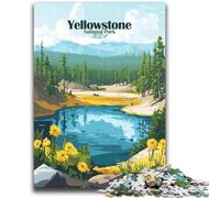 Rompecabezas del Parque Nacional de Yellowstone para Adultos (1000 Piezas), Juegos educativos, decoración del hogar, Ideal para Escritorio, 2000 Piezas (70x100cm)