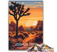 Rompecabezas del Parque Nacional Joshua Tree de 1000 Piezas para Adolescentes Ayuda a ejercitar el Cerebro Juguetes adictivos para Cultivar la Paciencia y fomentar la interacción Entre Padres e Hijos