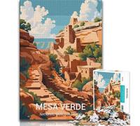 Rompecabezas del Parque Nacional Mesa Verde para Adolescentes, 1000 Piezas, un Juego desafiante Ideal para Regalar a Toda la Familia, 38x26cm