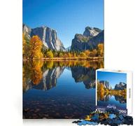 Rompecabezas del Parque Nacional Yosemite de 1000 Piezas para Adolescentes Desarrollo de Habilidades analíticas, escapada Tranquila, unión Perfecta, (38x52cm)