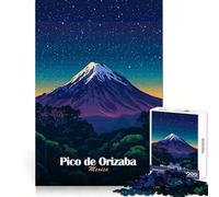 Rompecabezas del Pico de Orizaba de 1000 Piezas para Adolescentes Juguete para ejercitar la Mente Tiempo de relajación Arte para armar Regalo de Temporada (50x75cm)