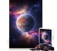 Rompecabezas del Planeta Mercurio y la Nebulosa de 1000 Piezas para Adultos Refuerza la Memoria Entretenimiento Regalo Elegante (38x52cm)