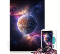 Rompecabezas del Planeta Mercurio y la Nebulosa de 1000 Piezas para Adultos Regalo Ideal para desarrollar la lógica Juguete para Disfrutar de un Corte preciso y Elegante (50x75cm)
