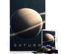 Rompecabezas del Planeta Saturno en el Espacio para Adolescentes, 1000 Piezas, Wise Think Toy, Gentle Leisure, Tight Cut, Santa Wish List (50x75cm)