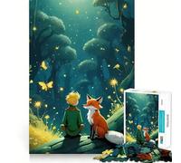 Rompecabezas del Principito y el Zorro, 1000 Piezas para Adultos, Juguete de razonamiento y Habilidad, Relajante, Corte preciso, Regalo conmovedor 38x52cm