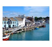 Rompecabezas del puerto de Weymouth en Inglaterra Reino Unido de 5000 piezas para adultos y niños, juego, regalo y decoración de interiores