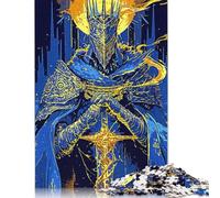 Rompecabezas del Rey de Las Espadas Mágicas, desafío difícil, 100% cartón Reciclado, Ideal para Adultos y Adolescentes, 1000 Piezas (26 x 38 cm)