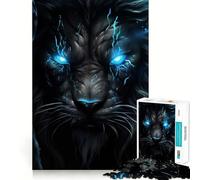 Rompecabezas del Rey León Furioso para Adolescentes,1000 Piezas,Divertido Juego de Memoria,Superficie Lisa sin Rebabas,Regalo de cumpleaños,Juguete para ejercitar la Mente (50x75cm)