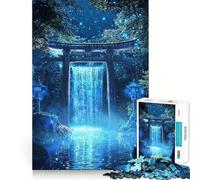Rompecabezas del Santuario de Suijin para Adultos, 1000 Piezas, fortalece la Memoria, Alivia el estrés, Bordes Suaves, Regalo conmovedor 38x26cm