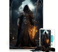 Rompecabezas del Señor de la Muerte Misterioso para Adolescentes, 1000 Piezas, Juguete Mental, Entretenimiento, Diversión, Corte Premium, Regalo Considerado (38x26cm)