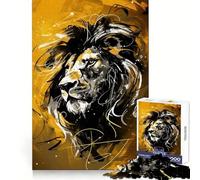Rompecabezas del Signo Zodiacal Leo para Adultos, 1000 Piezas, para Mejorar la Memoria, Momentos de Ocio agradables, Corte de precisión, (50x75cm)