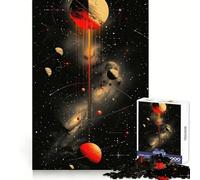 Rompecabezas del Sistema Solar de 1000 Piezas para Adolescentes Fortalece la Memoria, Calma, relajación, Bordes Suaves Regalo increíble (38x26cm)