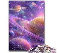 Rompecabezas del Sistema Solar Galáctico para Adolescentes, 1000 Piezas, Juego desafiante y Familiar, decoración de Pared, cumpleaños y Navidad (38x26cm)