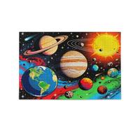 Rompecabezas del sistema solar Space Traveler para adultos, rompecabezas familiar para mujeres y hombres, 500 piezas