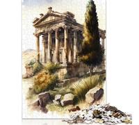 Rompecabezas del Templo de Artemisa en Turquía, de Primera Calidad, 100% Reciclado, Rectangular, 1000 Piezas (38 x 26 cm)